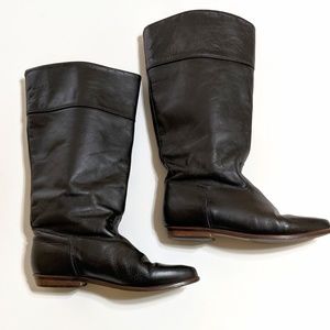 L.L. Bean leather calf length boots